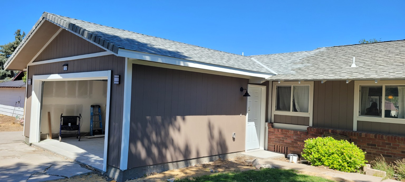 Finished garage conversion and ADU in Virginia Highlands, Reno